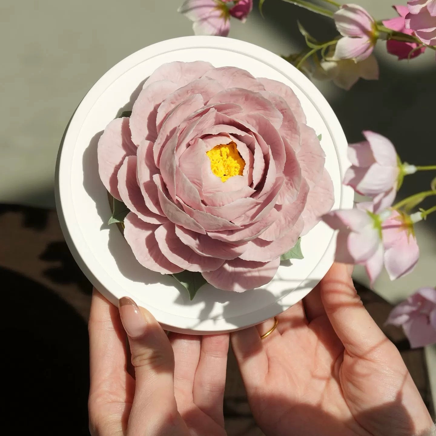 "Porcelain Rose · Timeless Grace" Artisanal Diffuser